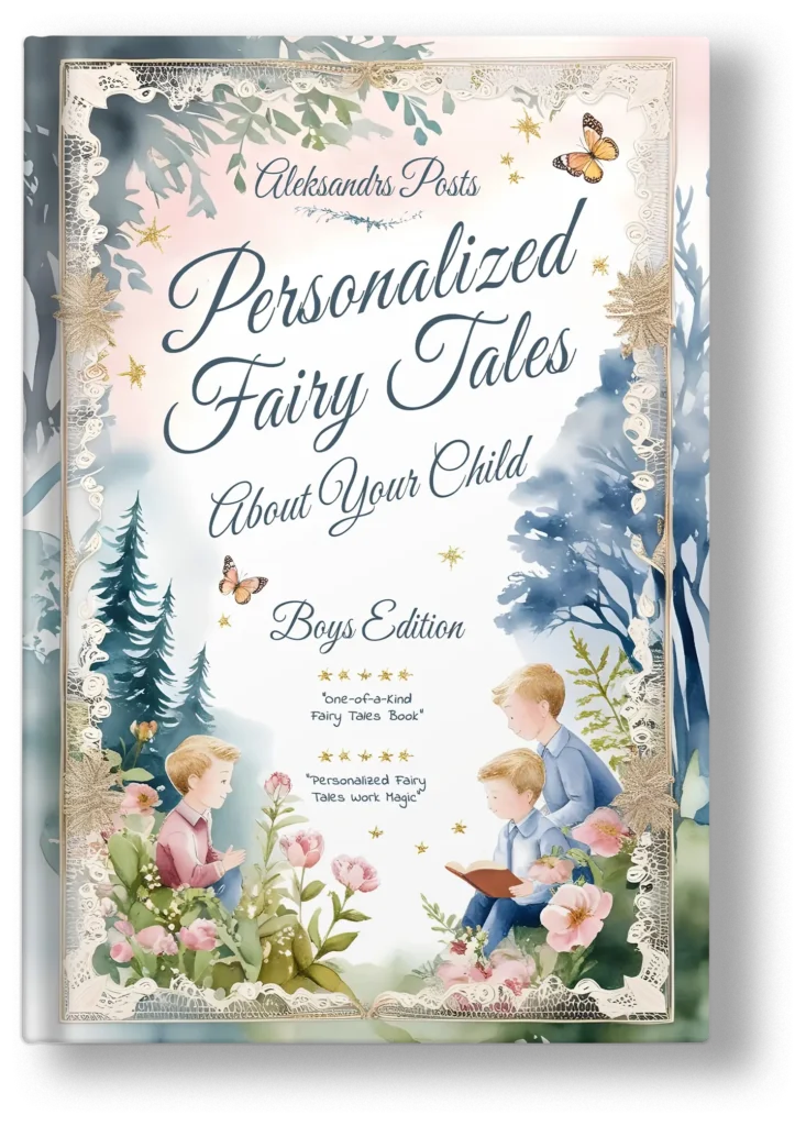 book cover of personalized fairy tales about your child boys edition